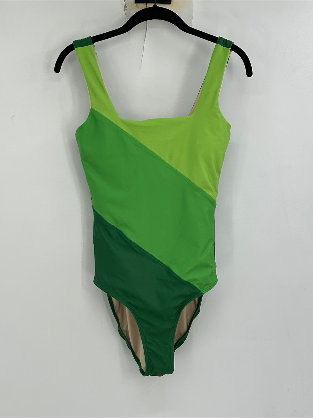Albion The Margot One Piece Swimsuit Colorblock Green Size XS - Picture 2 of 7